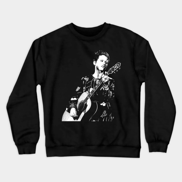 Dolores O'Riordan Crewneck Sweatshirt by Tina Rogers Arts